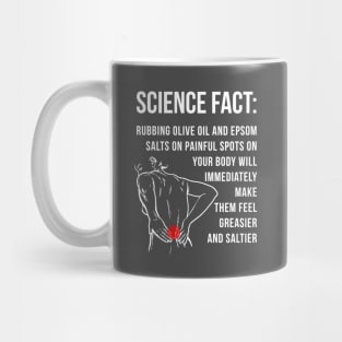 Science Fact: Greasy painful spots Mug